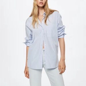 MANGO - STRIPE BUTTON DOWN